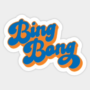 New York Basketball Bing Bong Players Rally Cry Sticker